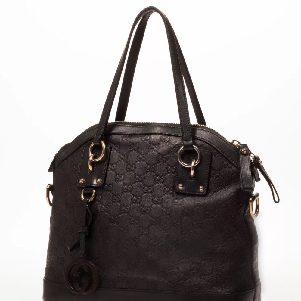 Authentic Gucci CC monogram Tote GG Charm handbag